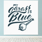 Toile Mon banjo est bleu (Insitu (Plancher de Bois))