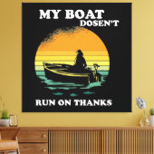 Toile Mon bateau ne fonctionne pas grâce (Insitu(Salon))