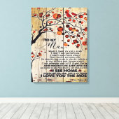 Toile Mon cadeau de mari | Lettre Pour Lui | (Insitu (Plancher de Bois))