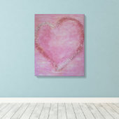 Toile Mon coeur (Insitu (Plancher de Bois))