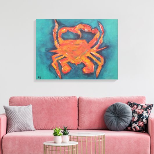 Toile Mon crabe (Insitu(Salon))