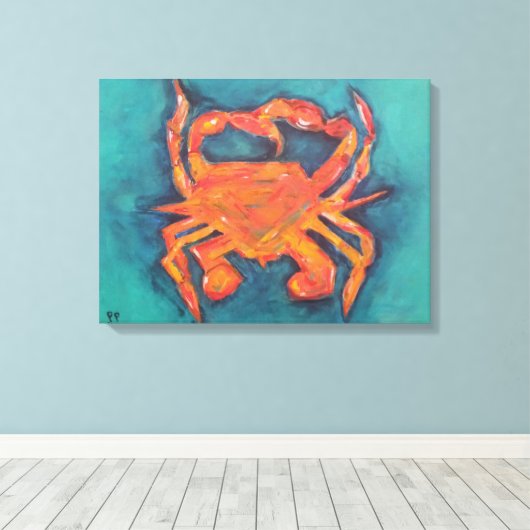 Toile Mon crabe (Insitu (Plancher de Bois))
