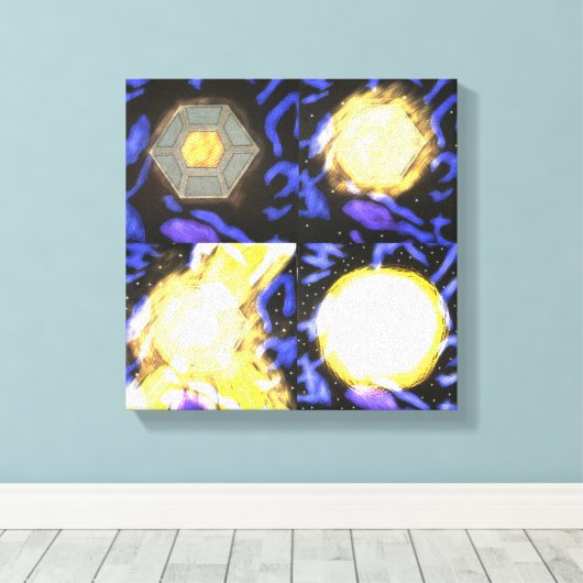 Toile Mon étoile (Insitu (Plancher de Bois))