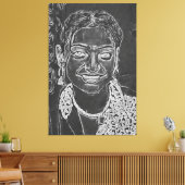 Toile Mon pinceau art numérique (Insitu(Salon))