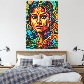 Toile Mon pinceau art numérique (Insitu(Chambre))