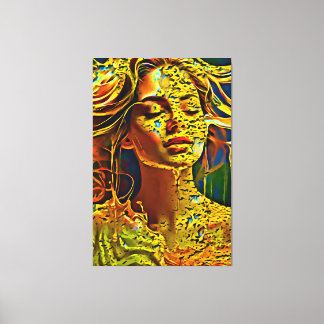 Toile Mon pinceau art numérique