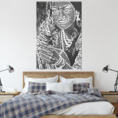 Toile Mon pinceau art numérique (Insitu(Chambre))