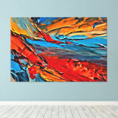 Toile Mon pinceau art numérique (Insitu (Plancher de Bois))