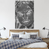 Toile Mon pinceau art numérique (Insitu(Chambre))