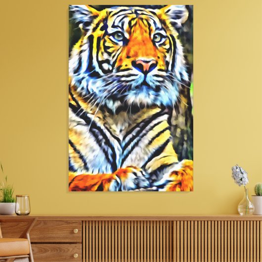 Toile Mon pinceau art numérique (Insitu(Salon))