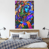 Toile Mon pinceau art numérique (Insitu(Chambre))