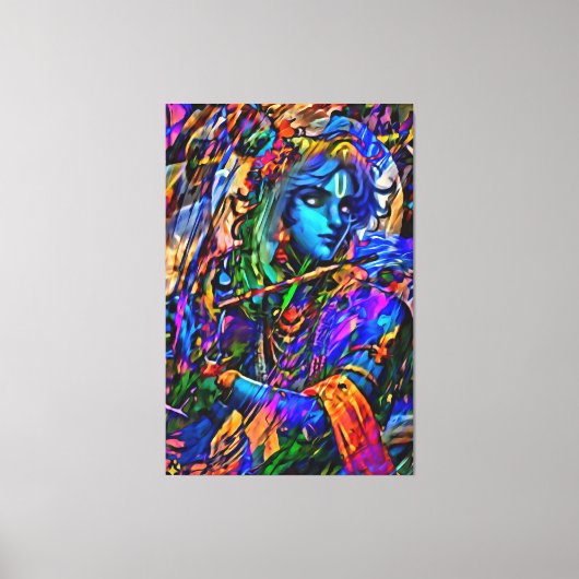 Toile Mon pinceau art numérique (Recto)