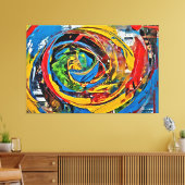 Toile Mon pinceau art numérique (Insitu(Salon))