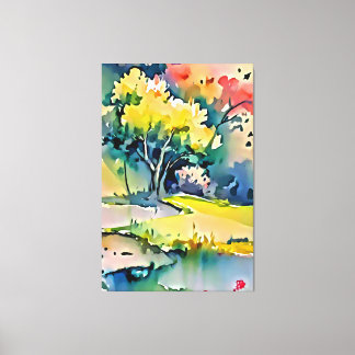 Toile Mon pinceau art numérique