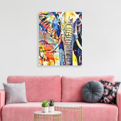 Toile Mon pinceau art numérique (Insitu(Salon))