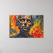 Toile Mon pinceau art numérique (Recto)