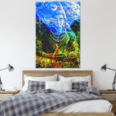 Toile Mon pinceau d'art numérique (Insitu(Chambre))