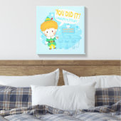 Toile Mon pote, l'elfe, tu l'as fait ! Félicitation ! (Insitu(Chambre))
