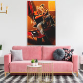 Toile Mon tour de saxophone (Insitu(Salon))