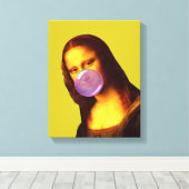 Toile Mona Lisa Chauffage gomme Bulle (Insitu (Plancher de Bois))
