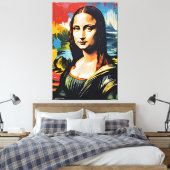 Toile Mona Lisa colorée (Insitu(Chambre))