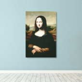 Toile Mona Lisa, copie du tableau de Leonardo da Vin (Insitu (Plancher de Bois))