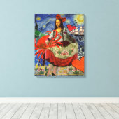 Toile Mona Lisa Fun Zodiaque Fantaisiste (Insitu (Plancher de Bois))