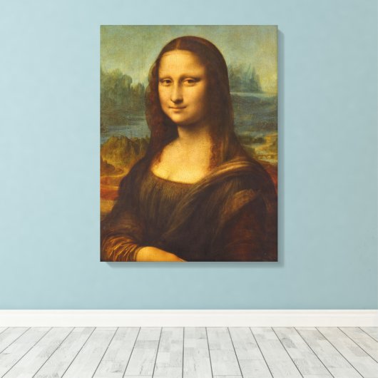 Toile Mona Lisa, La Joconde, 1503 par Leonardo da Vinci (Insitu (Plancher de Bois))