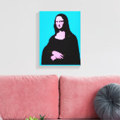 Toile Mona Lisa Pop Art Style (Insitu(Salon))