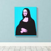 Toile Mona Lisa Pop Art Style (Insitu (Plancher de Bois))