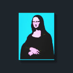 Toile Mona Lisa Pop Art Style<br><div class="desc">* Style pop-art de portrait Mona Lisa. * Plusieurs options de taille sont disponibles ! * Ajoutez la couleur arrière - plan de votre choix. Ajoutez aussi du texte ou du titre ! Utilisez le bouton PERSONNALISER IT pour démarrer. ~~~~~~ Une re-édition de l'art de Léonard de Vinci. (Mona Lisa)...</div>