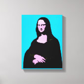 Toile Mona Lisa Pop Art Style (Recto)