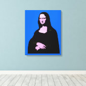 Toile Mona Lisa Pop Art Style (Insitu (Plancher de Bois))