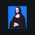 Toile Mona Lisa Pop Art Style<br><div class="desc">* Style pop-art de portrait Mona Lisa. Ajoutez la couleur arrière - plan de votre choix. Utilisez le bouton PERSONNALISER IT pour démarrer. ... ..Une refonte de l'art de Léonard de Vinci. (Mona Lisa) ... ..Au magasin The *Spoofing The Arts*, vous trouverez des rééditions (pour la plupart parodiques) d'oeuvres d'art...</div>