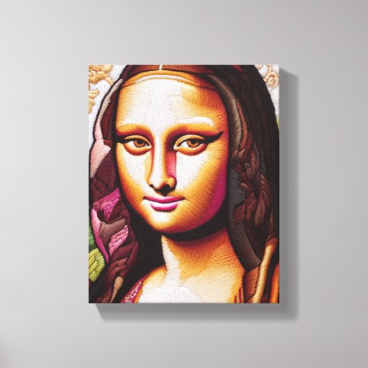 Toile Mona Lisa Portrait / Peinture Canvas Imprimer (Recto)