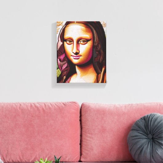 Toile Mona Lisa Portrait / Peinture Canvas Imprimer (Insitu(Salon))