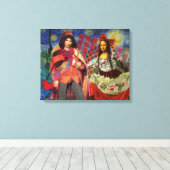 Toile Mona Lisa Romantique Drôle Coloré Travail d'art (Insitu (Plancher de Bois))