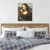 Toile Mona Lisa striking a "Kyun Pose" (Insitu(Chambre))