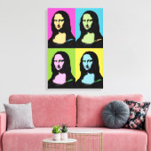 Toile Mona Lisa - Style Pop Art (Insitu(Salon))