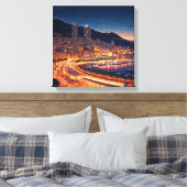 Toile Monaco Monte Carlo la nuit (Insitu(Chambre))