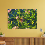 Toile Monarque Et Milkweed (Insitu(Salon))