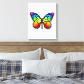 Toile Monarque papillon arc-en-ciel (Insitu(Chambre))