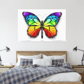 Toile Monarque papillon arc-en-ciel (Insitu(Chambre))
