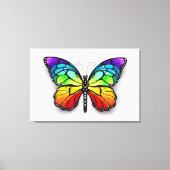 Toile Monarque papillon arc-en-ciel (Recto)