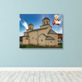 Toile Monastère de Mileseva Saint Nicolas (Insitu (Plancher de Bois))