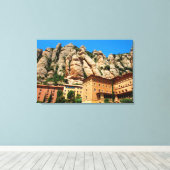 Toile Monastère de Montserrat, Catalogne, Espagne (Insitu (Plancher de Bois))