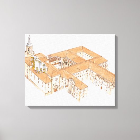 Toile Monastère de San Millan de la Cogolla. La Rioja (Recto)