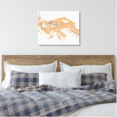 Toile Monastère de San Millan de la Cogolla. La Rioja (Insitu(Chambre))