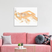 Toile Monastère de San Millan de la Cogolla. La Rioja (Insitu(Salon))
