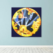 Toile Monde à venir (Insitu (Plancher de Bois))